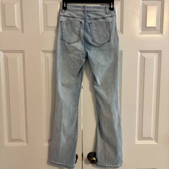 a loves a Light Wash Boot Cut High Rise Jeans Women 27 - Picture 4 of 11